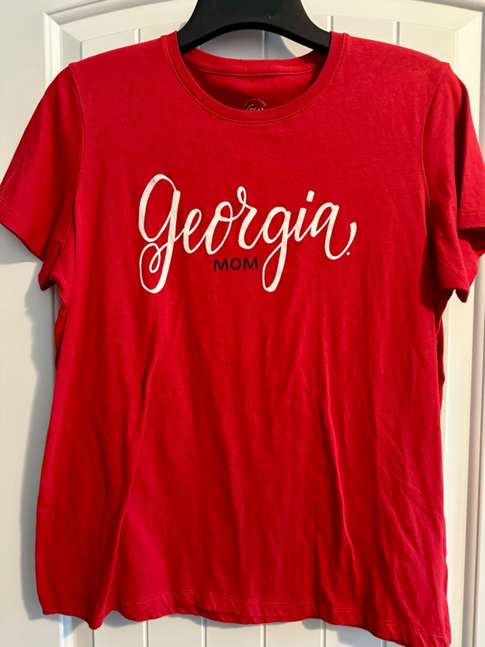 Red "Georgia Mom" Short Sleeve Tee (XL)